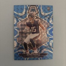 2024 Panini Mosaic - Rookies Reactive Blue Mosaic Prizm #309 Rome Odunze (RC)