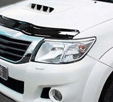 Rigid Bonnet Trim Protector Bug Guard Wind Deflector For Toyota Hilux (2012-15)