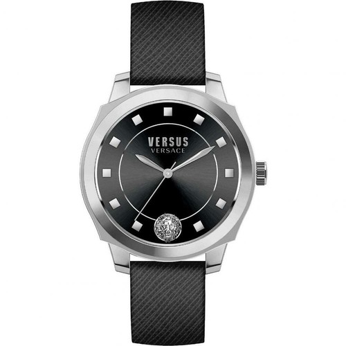 OROLOGIO DONNA VERSACE,VERSUS,MODELLO CHELSEA,NERO,DIAMETRO 34mm,CINTURINO  PELLE | eBay
