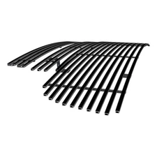 Fits 2003-2006 GMC Sierra 1500/2500/3500 Stainless Black Billet Grille Combo