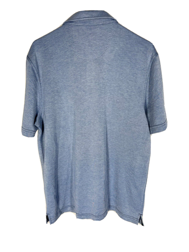 Polo abito Nat Nast Luxury Originals nuova con etichette lounge golf blu M cobalto - Foto 2 di 3