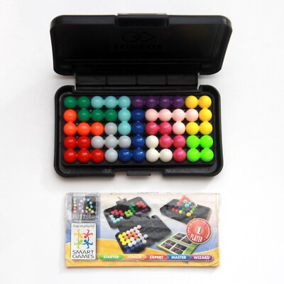 SmartGames IQ Twins Travel Game with 120 Challenges for Ages 7 - Adult
