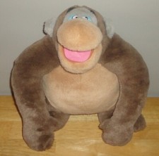 Vintage Disney The Jungle Book Movie Monkey King Louie Ape 13" Plush Toy