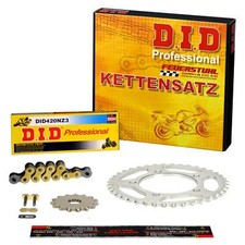 Kit catena Yamaha DT 50 MX (1NN) 86-89, DID NZ3 rinforzata speciale GOLD G&B