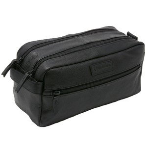 AlpineSwiss Sedona Toiletry Bag Genuine Leather Shaving Kit Dopp Kit Travel Case - Click1Get2 On Sale