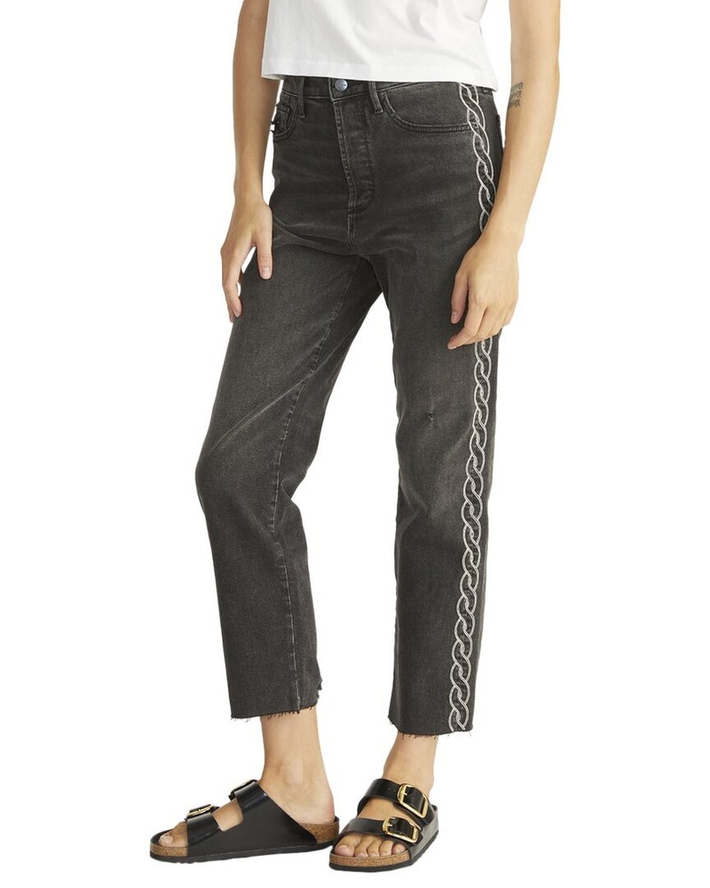 Driftwood Jeans Royce Black Straight Leg Jean Women's