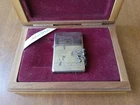 Rare 1996 Zippo FreeClimber Silver Plate/Gold Inlay Limited Edition 0196/1000