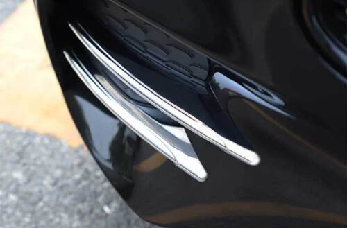 For Benz E-Class W213 2021 ABS Chrome Exterior Front Fog Light Strip Trim 4PCS - Picture 2 of 6
