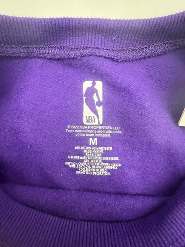 NUEVO CON ETIQUETAS Los Angeles Lakers: Sudadera, Talla Mujer Color Mediano Tillandsia Púrpura. - Imagen 10 de 10