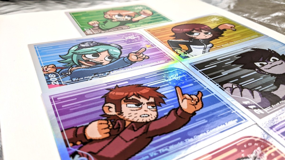 100% SILVER Scott Pilgrim Vs the World The Game Trading Card