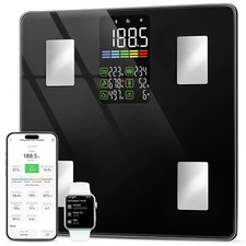 Smart Scale with BMI, Body Fat, Muscle Mass, Digital Bathroom Scale Body Weight
