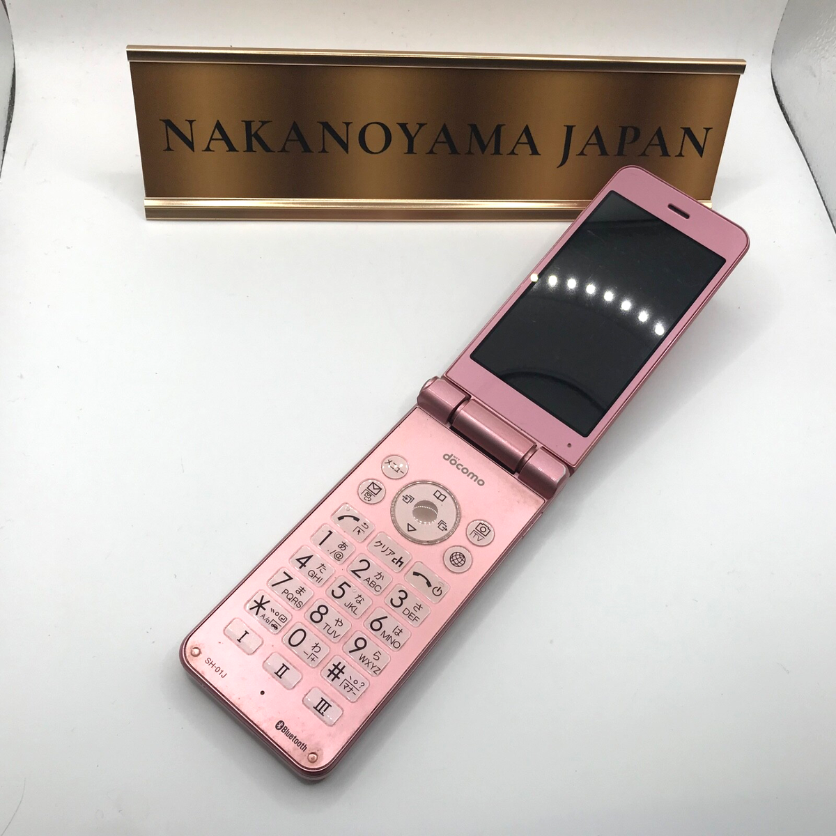 SHARP SH-01J AQUOS KEITAI 2 PINK ANDROID FLIP PHONE UNLOCKED