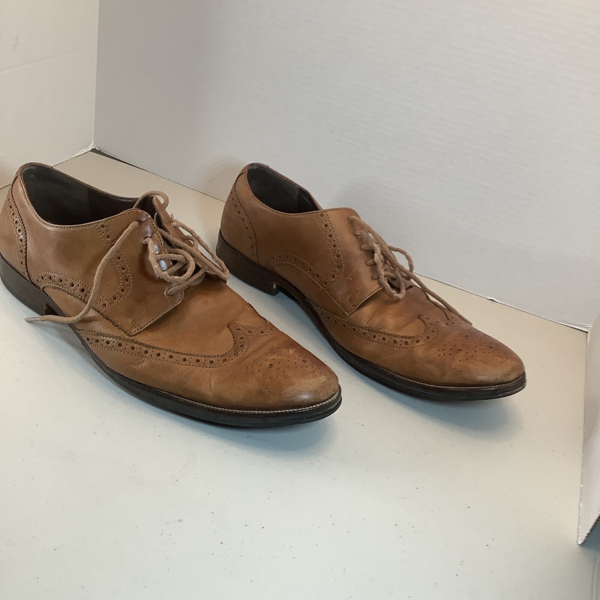 Cole Haan Benton Leather Wingtip Derby size 14 M Mens Oxford 