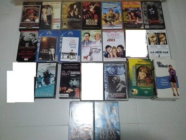 Lote cintas videos VHS peliculas varias titulos Originales, en sus caratulas