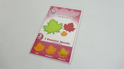 Spellbinders Shapeabilities (3) Nested Maple Leaves S4-228 NEW DIES