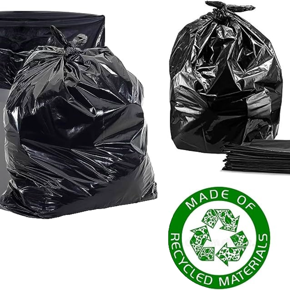 Bin Bags Heavy Duty Rubbish Bags Bin Liners Waste Refuse Sacks Thick
