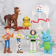 7Pcs Toy Story 4 Action Figure Collectable Brand New, Woody, Buzz Lightyear