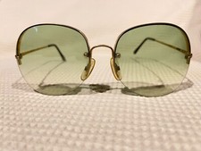 Gafas de sol vintage Safilo UFO hechas en Italia LIFO-111 VERDE lentes graduadas