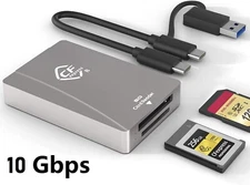 CFexpress Type B Card Reader USB 3.2 Gen 2 10Gpbs Compatible with CFexpress B