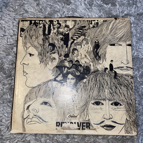 The Beatles Revolver Vinyl LP US 1966 ST 2576 Capitol Records VG/VG Rock