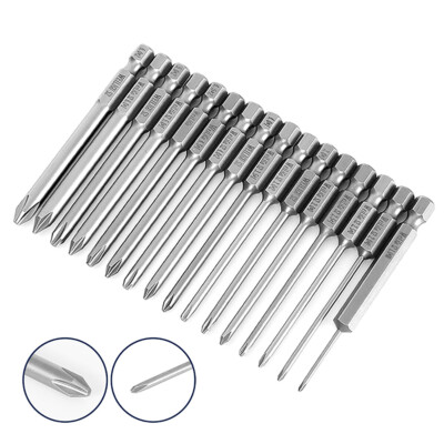 1/4'' Hex Shank Drive Phillips Screwdriver Bit Set PH00 PH0 PH1 PH2 50mm-150mm