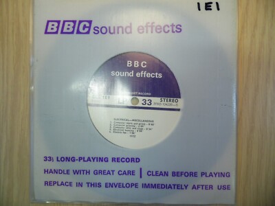 BBC Soundeffekte Vinyl Schallplatte: Elektrisch - Verschiedenes, Schweinefutter Computer