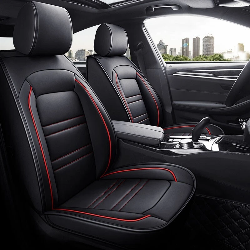 Juego completo de cojines de cuero para funda de asiento de auto de 5 asientos para Acura TLX RDX MDX ILX TSX ZDX Foto 3 de 4