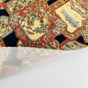 Canary Light China #B 14x60 LONG Vintage Japanese Kimono Silk Fabric RT7