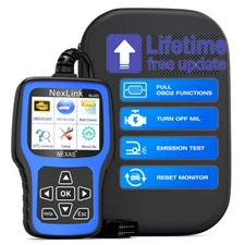 NEXAS NL101 OBD2 Scanner Check Car Engine Light Battery Tester Check Diagnosis