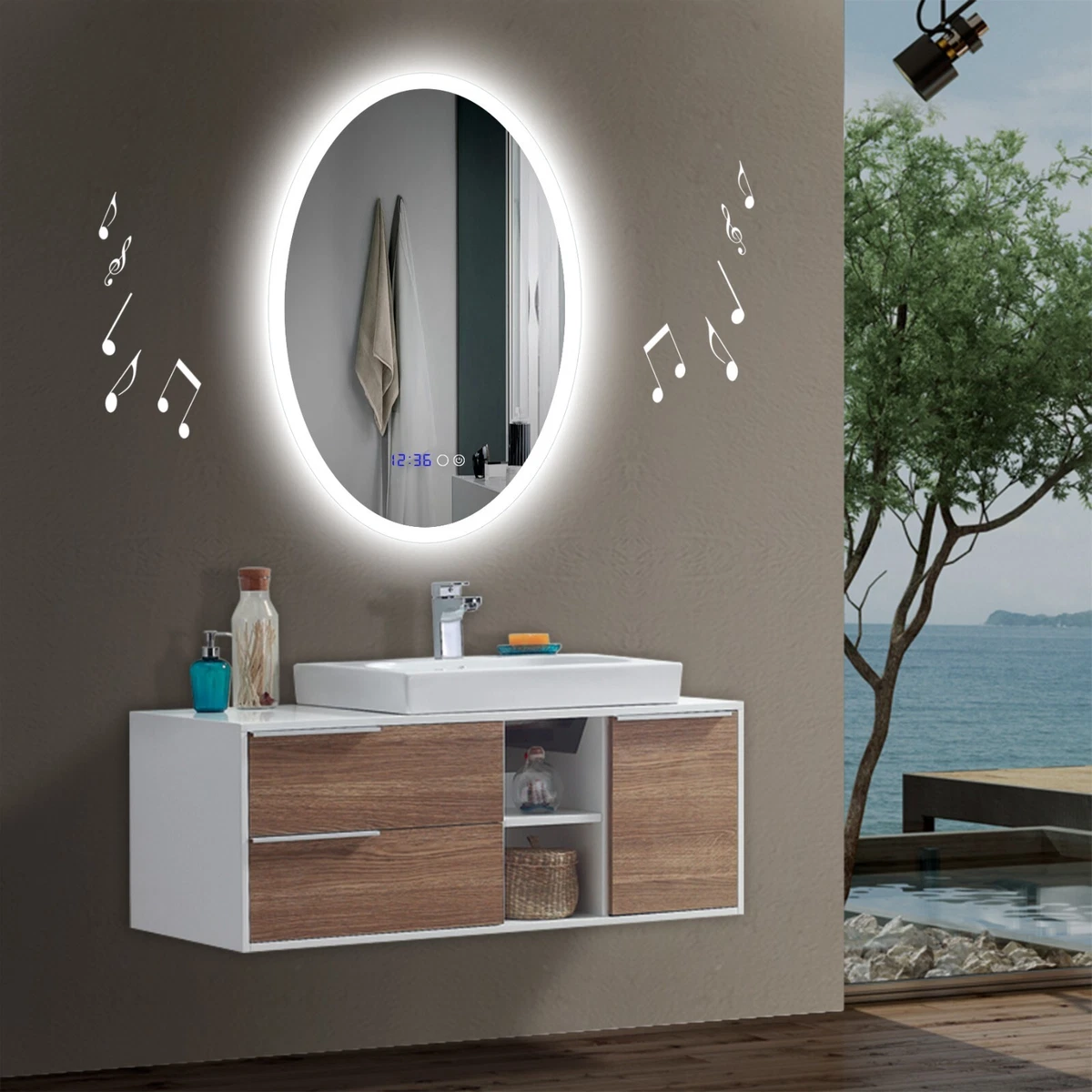 24 x 36 led bathroom mirror online
