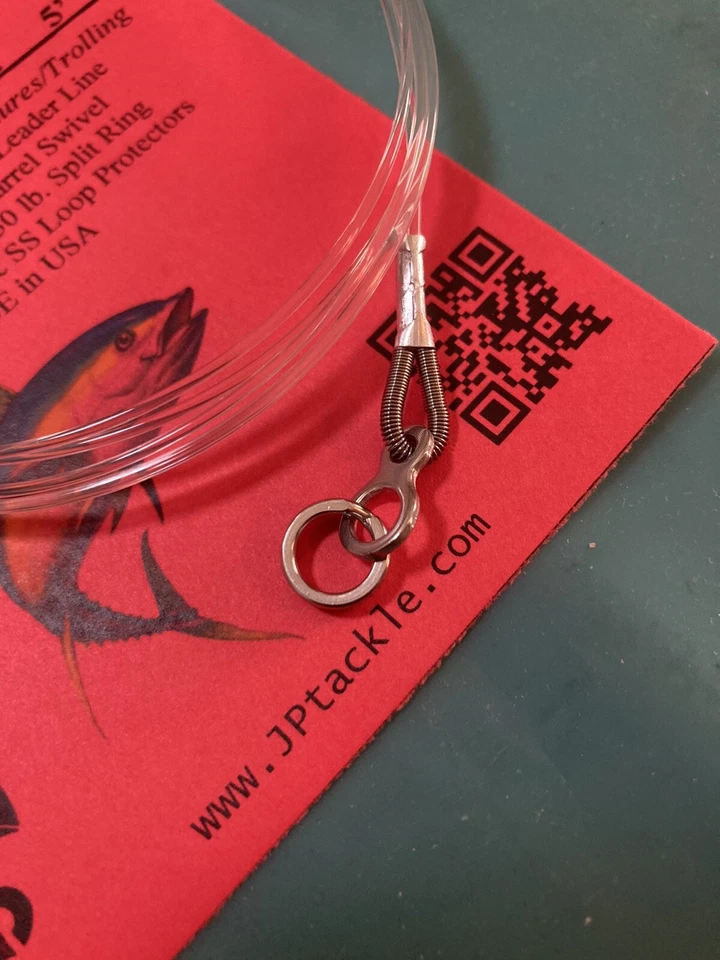 2 PACK 150# 5’ BFT BIG FREAKIN’ TUNA Fishing/Jigging Leaders for Heavy Knife Jig - Image 4 of 4