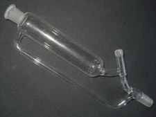 Chemglass 50mL Glass 14/20 Addition Dropping Funnel, No Valve Plug, Chipped