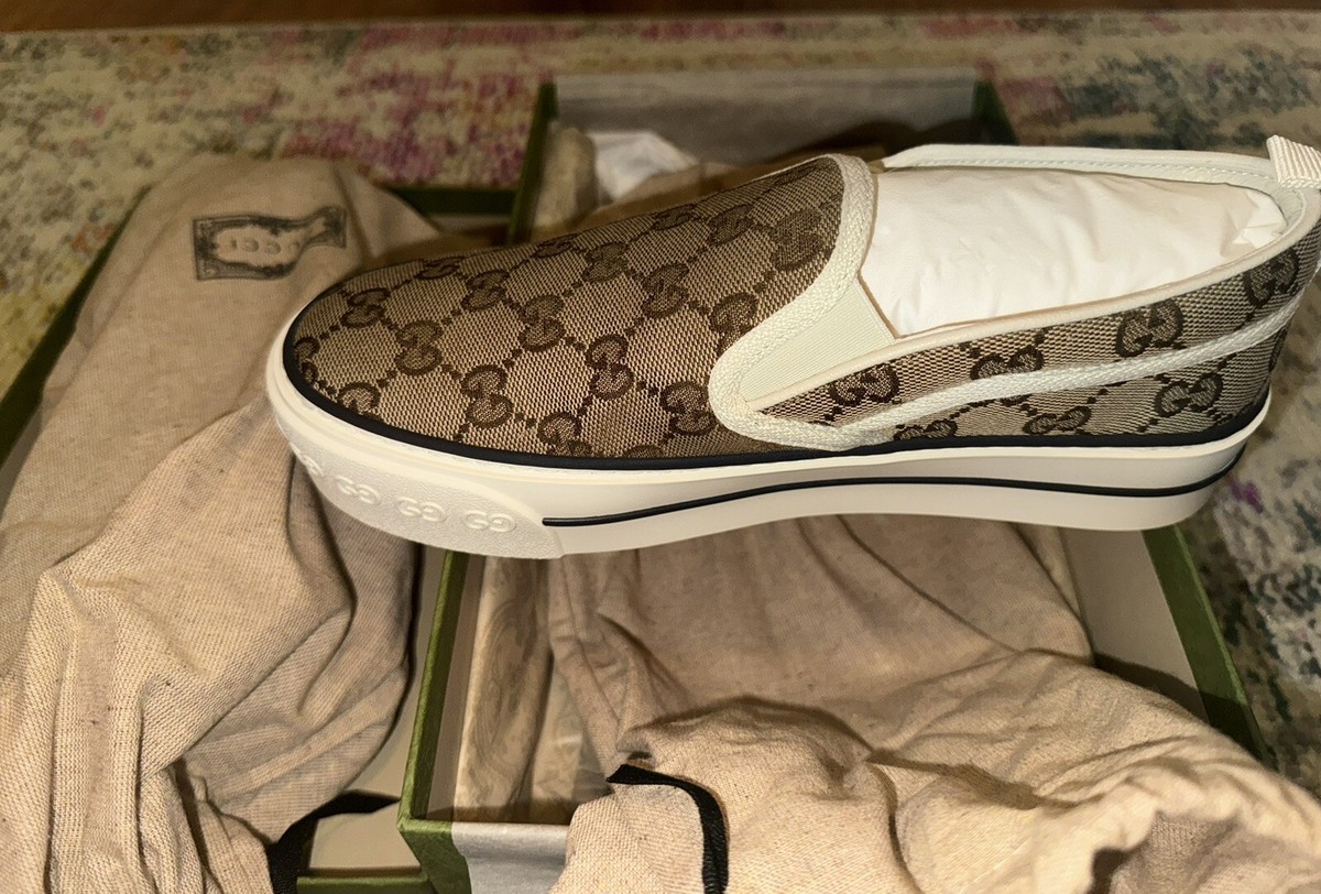 Gucci Woman's TENNIS 1977 SLIP-ON SNEAKER | eBay