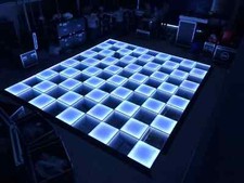 10x10 LED Dance Floor Wireless Magnetic 3D infinity effect