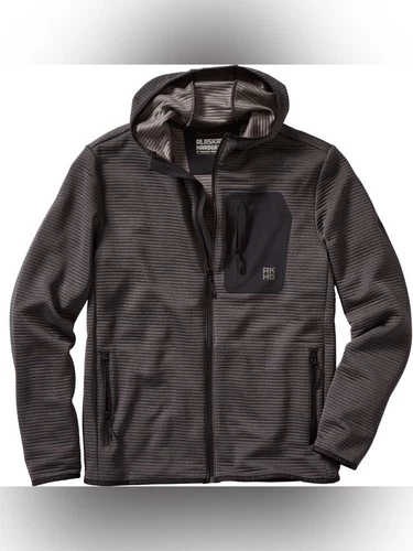 Alaskan Hardgear AKHG Blackburn Grid Fleece Full Zip Hoodie Gray Men’s S - product listing photo