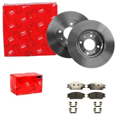 TRW BREMSSCHEIBEN 256mm + BELÄGE VORNE passend für HYUNDAI GETZ TB Bj. 2002-2009