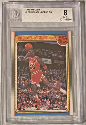1988 Fleer Jordan BGS 8