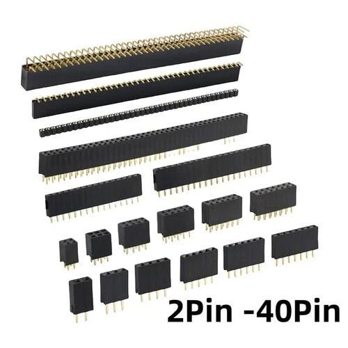 Buchsenleiste | 2,3,4,5,6,7,8,10,12,20,40 Pin | RM 2,54 mm|  Raspberry Pi