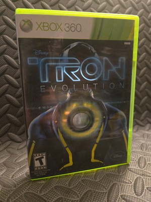 #ad Disney TRON Evolution Xbox 360 Complete Case Game Disc Tested Clean No Manual $6.99