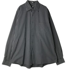 Used Calvin Klein long-sleeved cotton striped shirt size XL men's