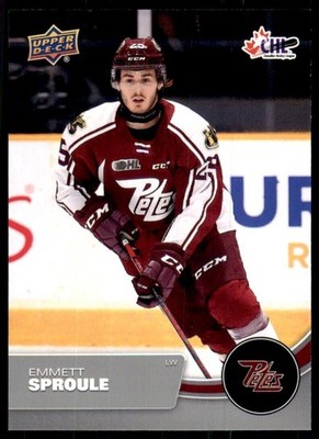 2021-22 Upper Deck CHL Emmett Sproule Hockey Card #267