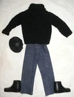 GI Joe Vintage 1964 1966 1967 SOTW French Resistance Fighter Uniform & Beret NR
