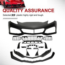 Front Bumper Assembly W/Grille For Chevy Corv...