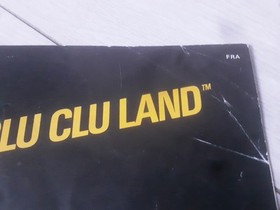 Nintendo Nes Clu Clu Land FRA ASD Notice SEUL Rare 