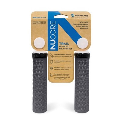 Griffe HERRMANS Nucore Trail Peak        130mm, Ø 22mm, grau, DD46 BL+BR        