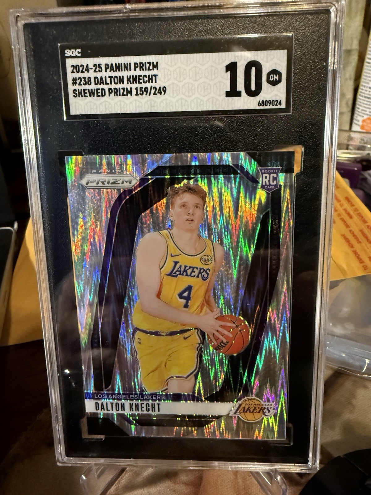 2024-25 Panini Prizm - Dalton Knecht #238 Skewed Prizm /249 (RC)