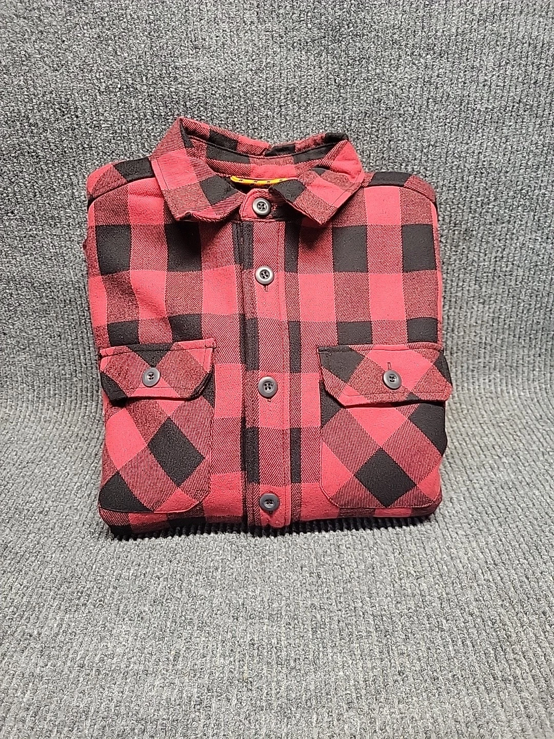 NWT Mens Small Long Sleeve Button Down Thermal Flannel Cold Outdoor Work Shirt