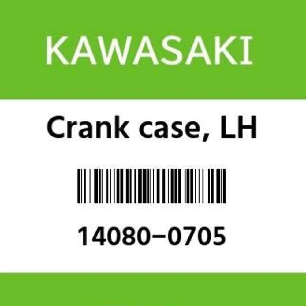 OEM Kawasaki KLX110 LH Crankcase 2010+ #14080-0705