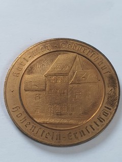 Medaille des Karl May Geburtshaus Hohenstein Ernstthal Kupfer