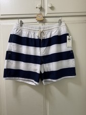Polo Ralph Lauren 5.75" Traveler Classic Swim Trunk Blue/White XL NWT